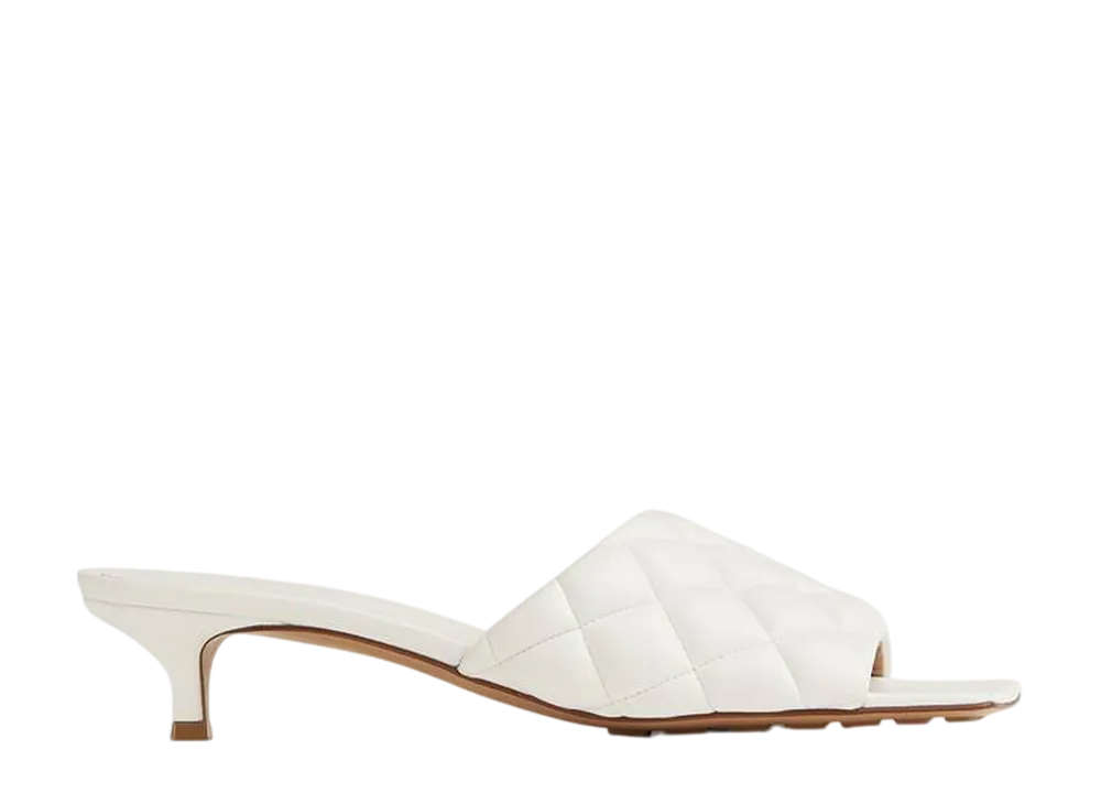 Bottega Veneta Women's Padded Mule "Optic White"