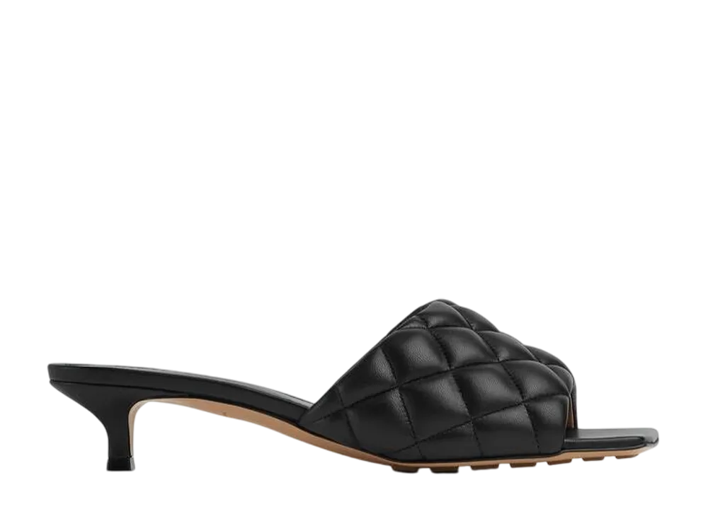 ボッテガヴェネタ ウィメンズ パデッド ミュール "ブラック"