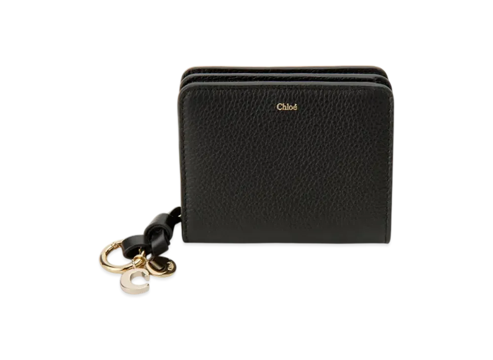 Chloe Alphabet Compact Wallet "Black"