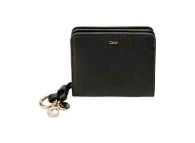 Chloe Alphabet Compact Wallet "Black"