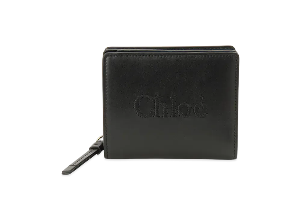 Chloe Sense Compact Wallet "Black"