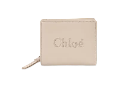 Chloe Sense Compact Wallet "Cement Pink"