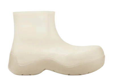 Bottega Veneta Women's Puddle Ankle Boot "Sea Salt"