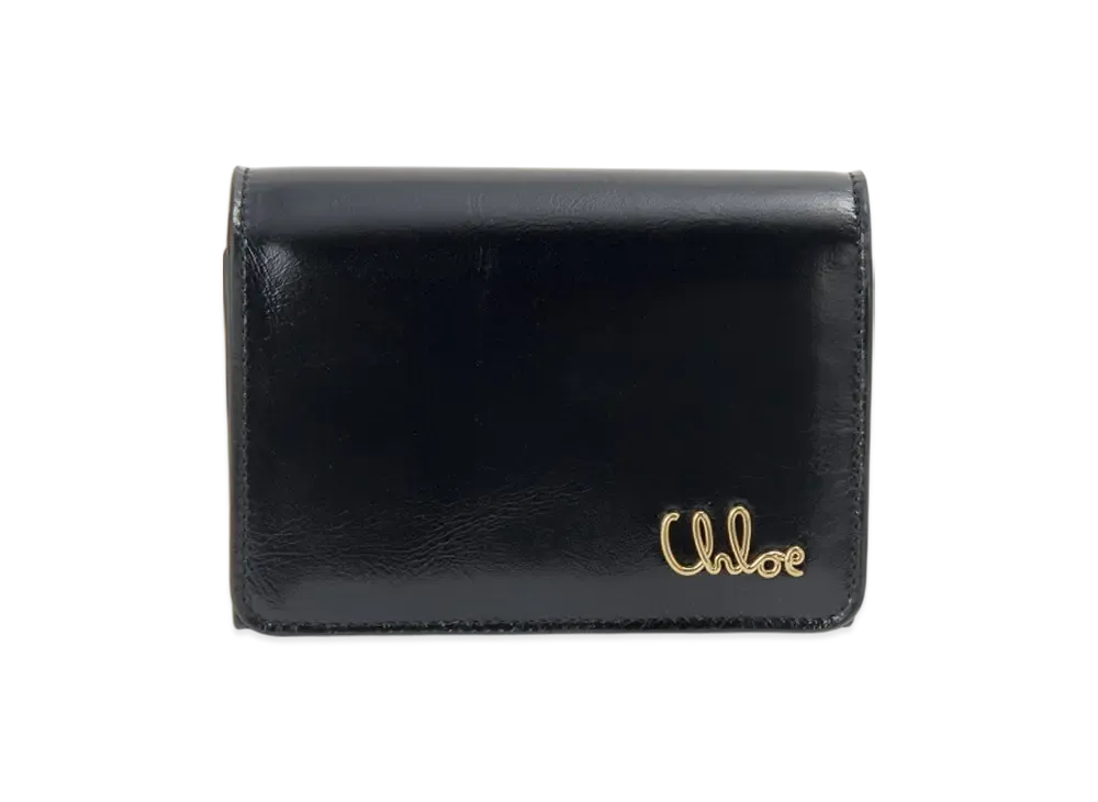 Chloe Iconic SM Trifold Wallet "Black"