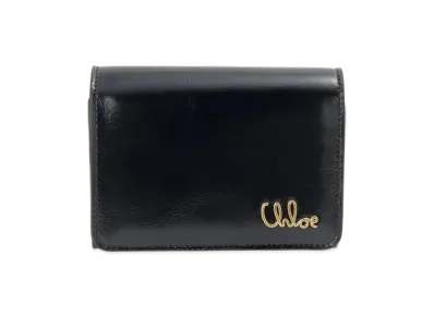 Chloe Iconic SM Trifold Wallet "Black"
