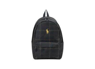 Polo Ralph Lauren Children Print Backpack "Polo Plaid Green"