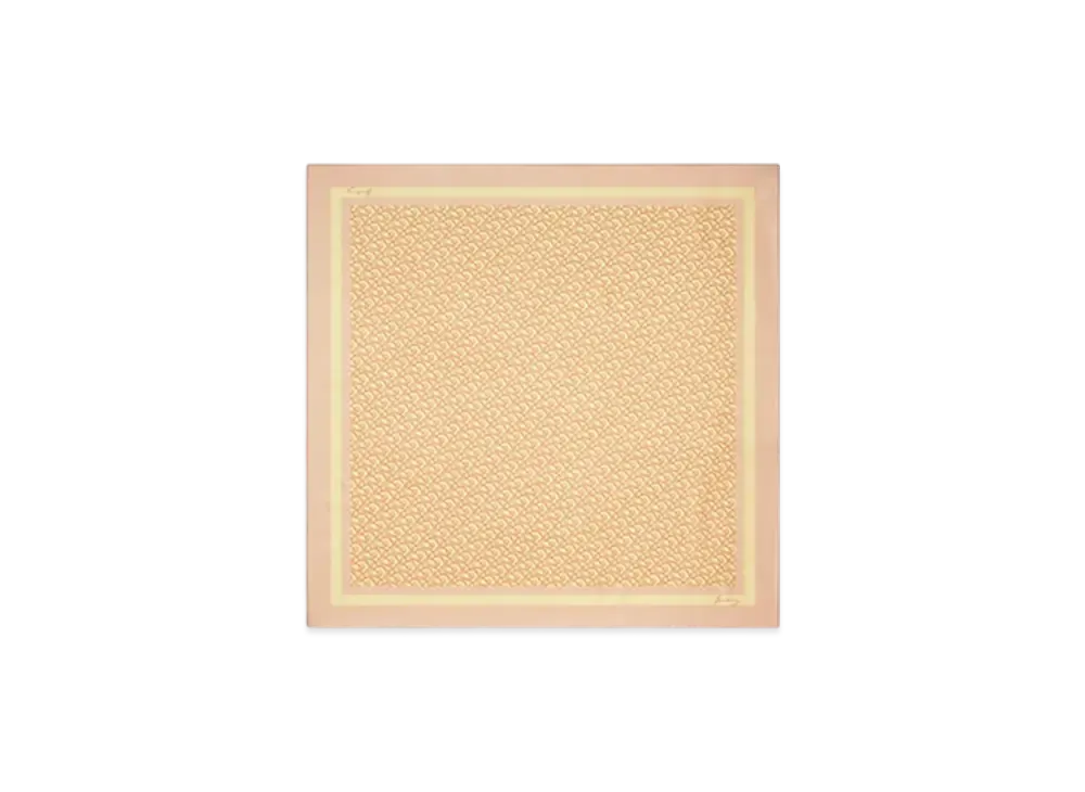 Burberry B Charm Silk Scarf "Teacup"