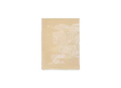 Burberry EKD Wool Scarf "Sand"