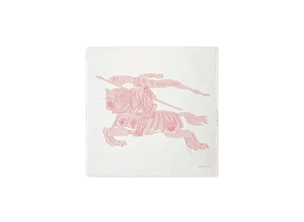 Burberry EKD Silk Blend Scarf "Cameo"
