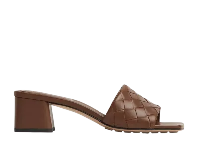 Bottega Veneta Women's Parco Mule "Dark Leather"