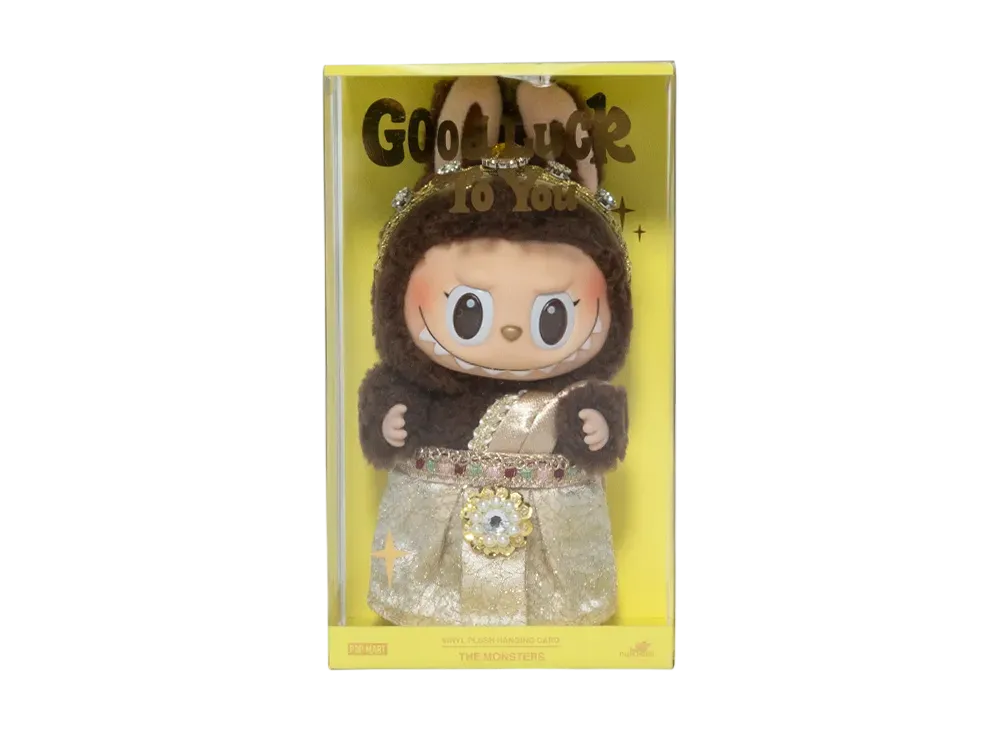 POP MART THE MONSTERS LABUBU GOOD LUCK TO YOU-Vinyl Plush Doll Pendant