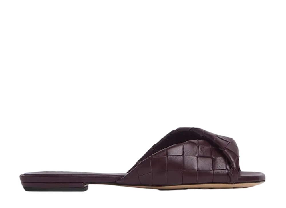 ボッテガヴェネタ ウィメンズ ブリンク フラット ミュール "ダークバローロ"