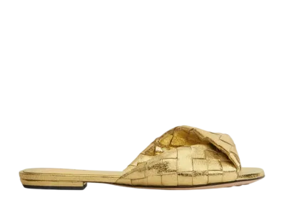 Bottega Veneta Women's Blink Flat Mule "Gold"