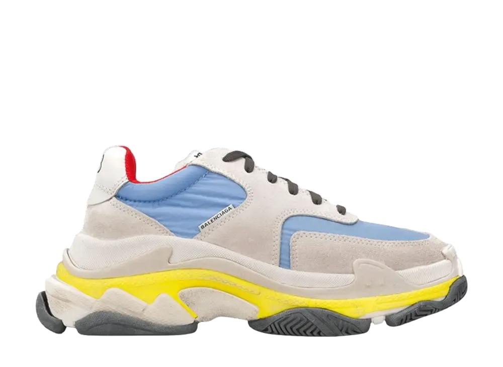 バレンシアガ トリプルS  "グレー/ブルー/イエロー"