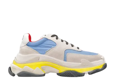 バレンシアガ トリプルS  "グレー/ブルー/イエロー"