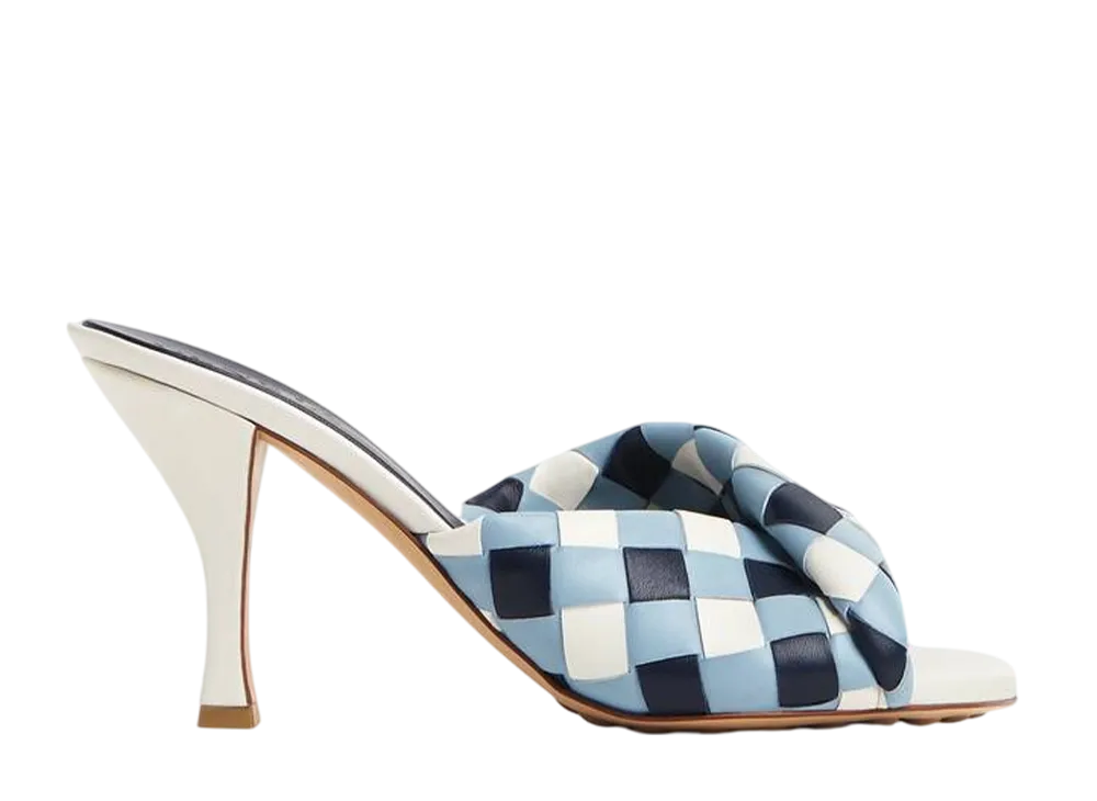 ボッテガヴェネタ ウィメンズ ブリンク ミュール "アビス/ニューアイス/ホワイト"