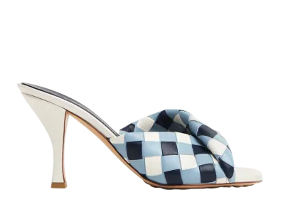 Bottega Veneta Women's Blink Mule "Abyss/New Ice/White"