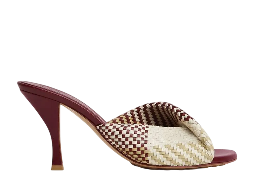 ボッテガヴェネタ ウィメンズ ブリンク ミュール "バローロ/シーソルト/ストロー"