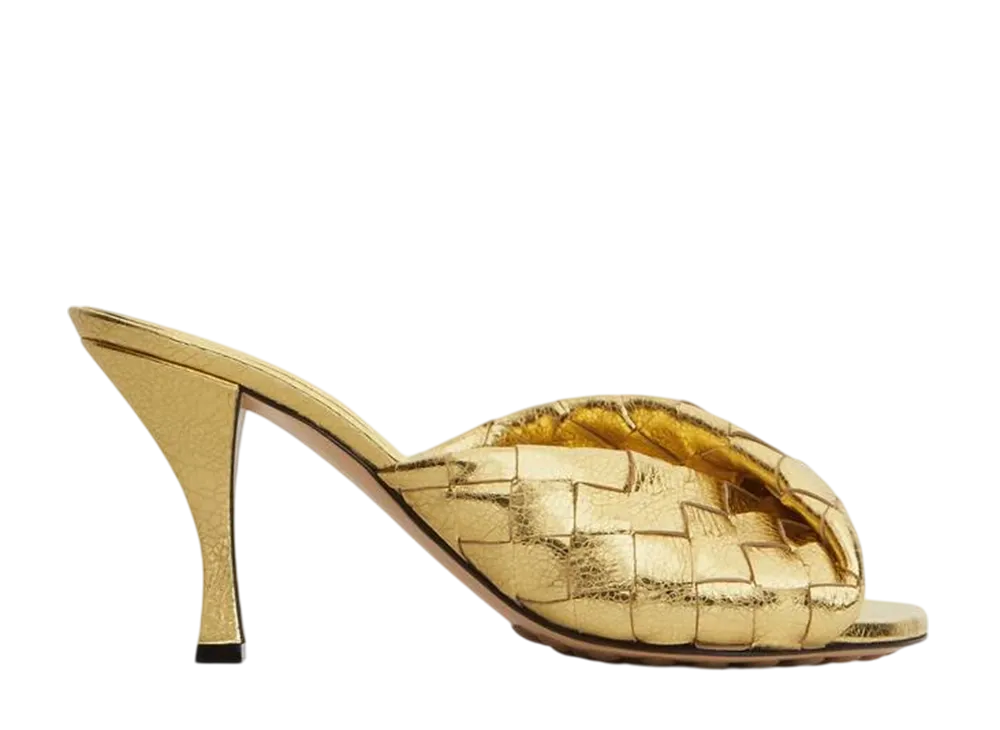 ボッテガヴェネタ ウィメンズ ブリンク ミュール "ゴールド"