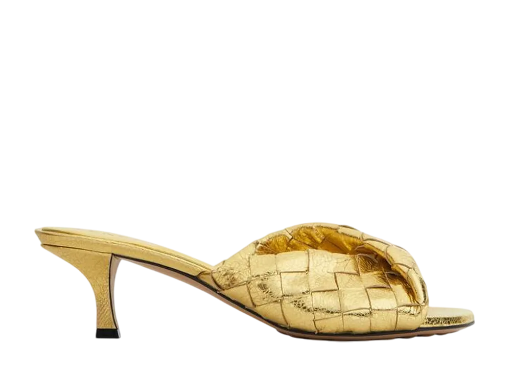 ボッテガヴェネタ ウィメンズ ブリンク ミュール "ゴールド"