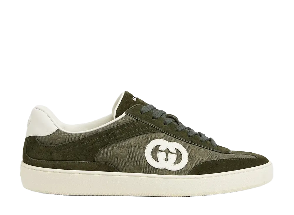 グッチ G75 スニーカー "ダークグリーン"