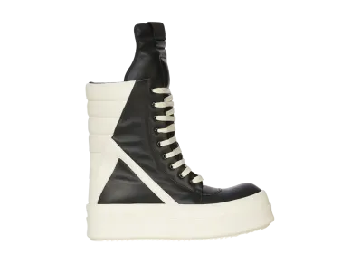 Rick Owens FW25 Concordians Mega Geobasket "Black/Milk/Milk"