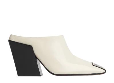 Bottega Veneta Women's Ventura Mule "Sea Salt/White"