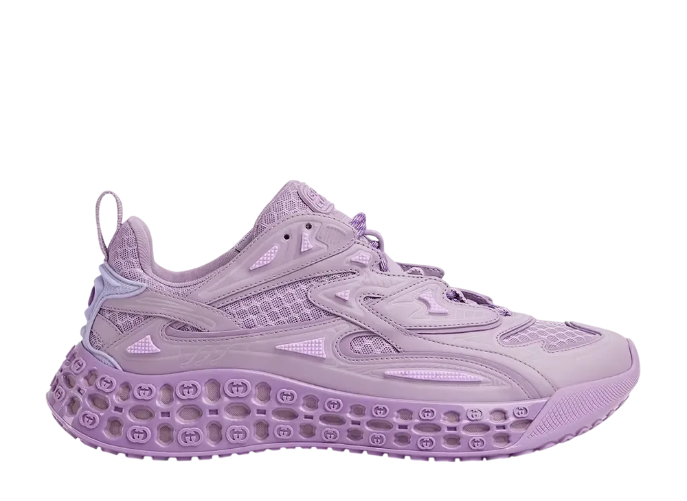 グッチ キューブド スニーカー "パープルデメトラ"