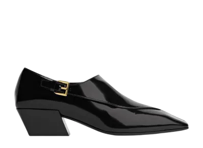 Bottega Veneta Women's Ventura Monk Strap "Black"