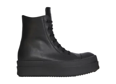 Rick Owens FW25 Concordians Mega Bumper Sneaks "All Black"