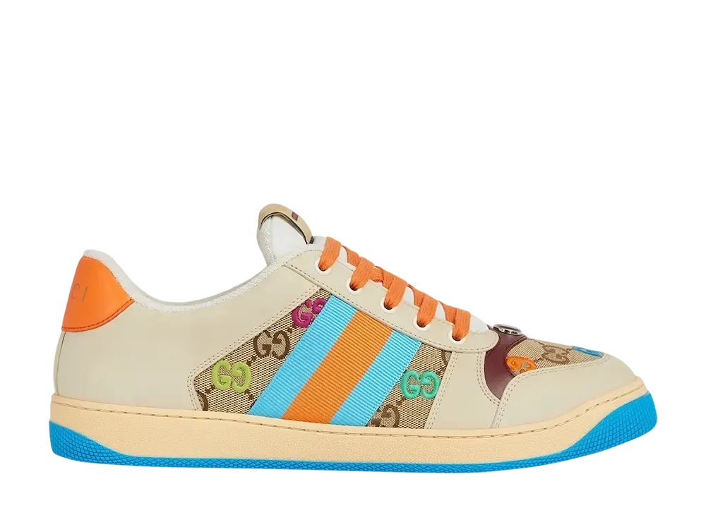 グッチ エース ウェブ ストライプ スニーカー "マルチカラー"
