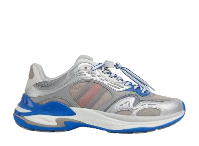 GUCCI Gucci 2.0 Sneaker "Grey/Blue Mesh/Leather"