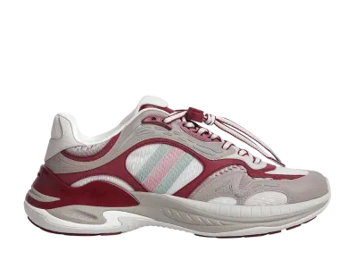 GUCCI Gucci 2.0 Sneaker "Grey/Rosso Ancora Mesh/Leather"