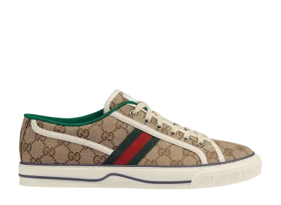 GUCCI Tennis 1977 GG Sneaker "Beige/Ebony"