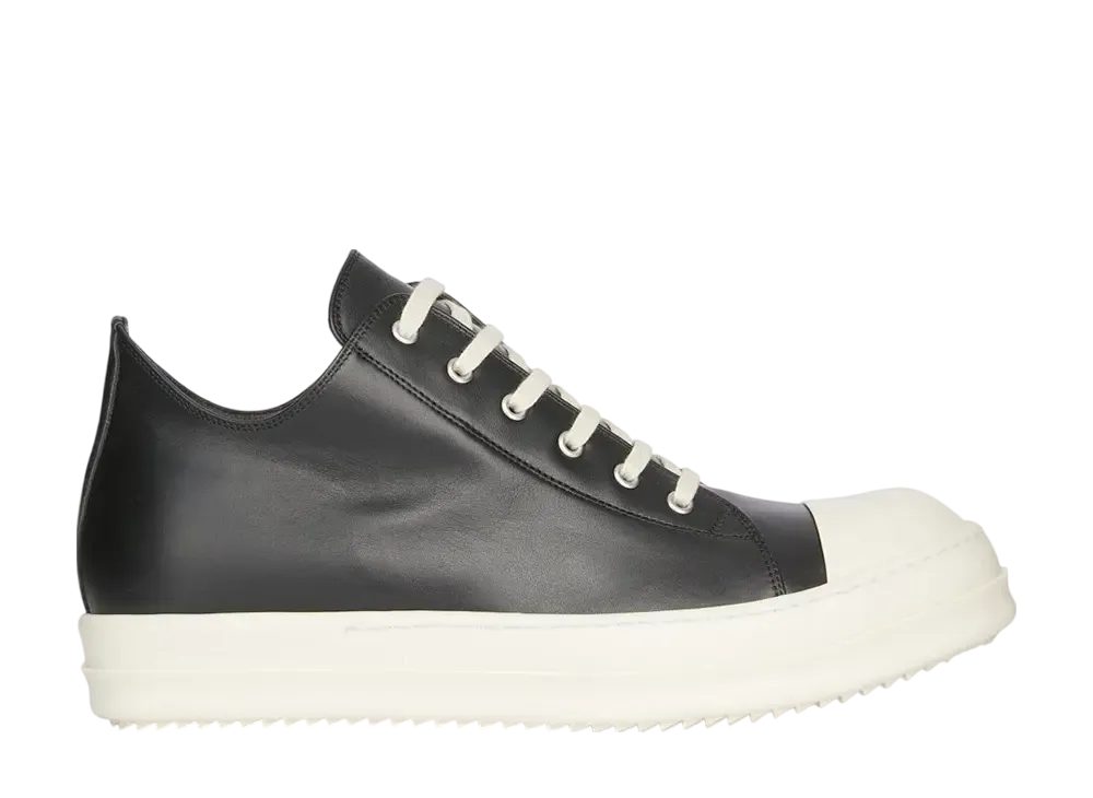 Rick Owens FW25 Concordians Low Sneaks "Black/Milk/Milk"