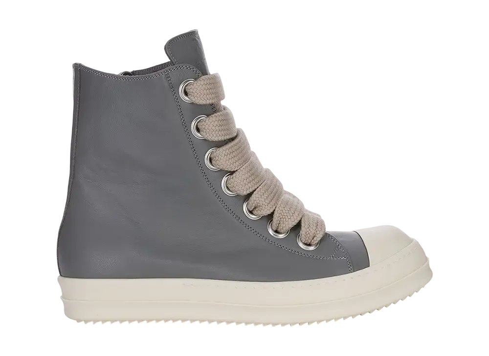 Rick Owens FW25 Concordians Jumbolace Sneakers "Washed Indigo/Milk/Milk"