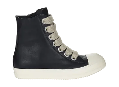 Rick Owens FW25 Concordians Jumbolace Sneakers "Black/Milk/Milk"