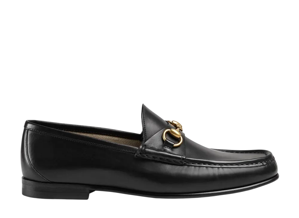 グッチ ホースビット 1953 ローファー "ブラックレザー"