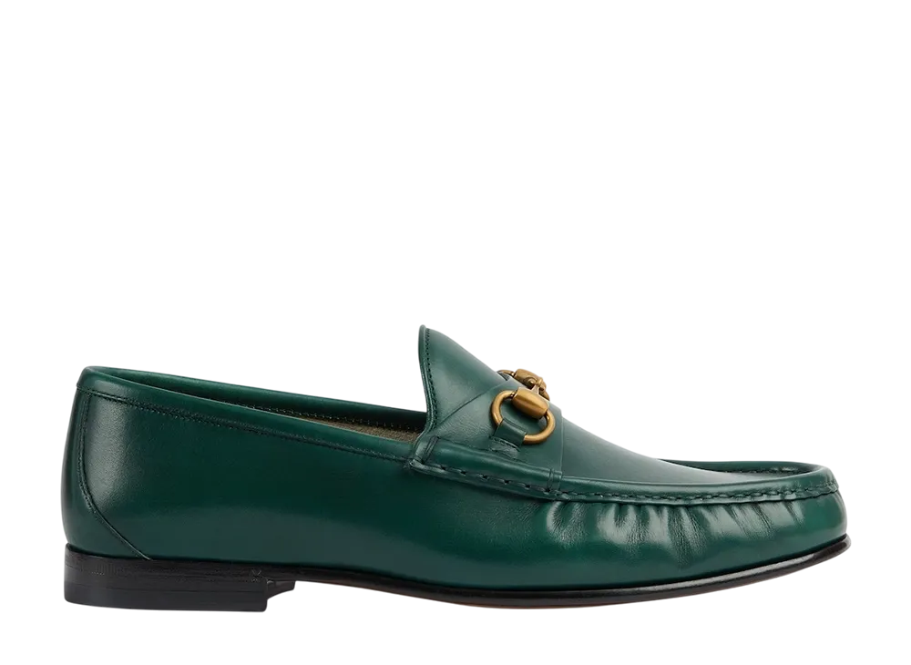 グッチ ホースビット 1953 ローファー "ダークグリーンレザー"