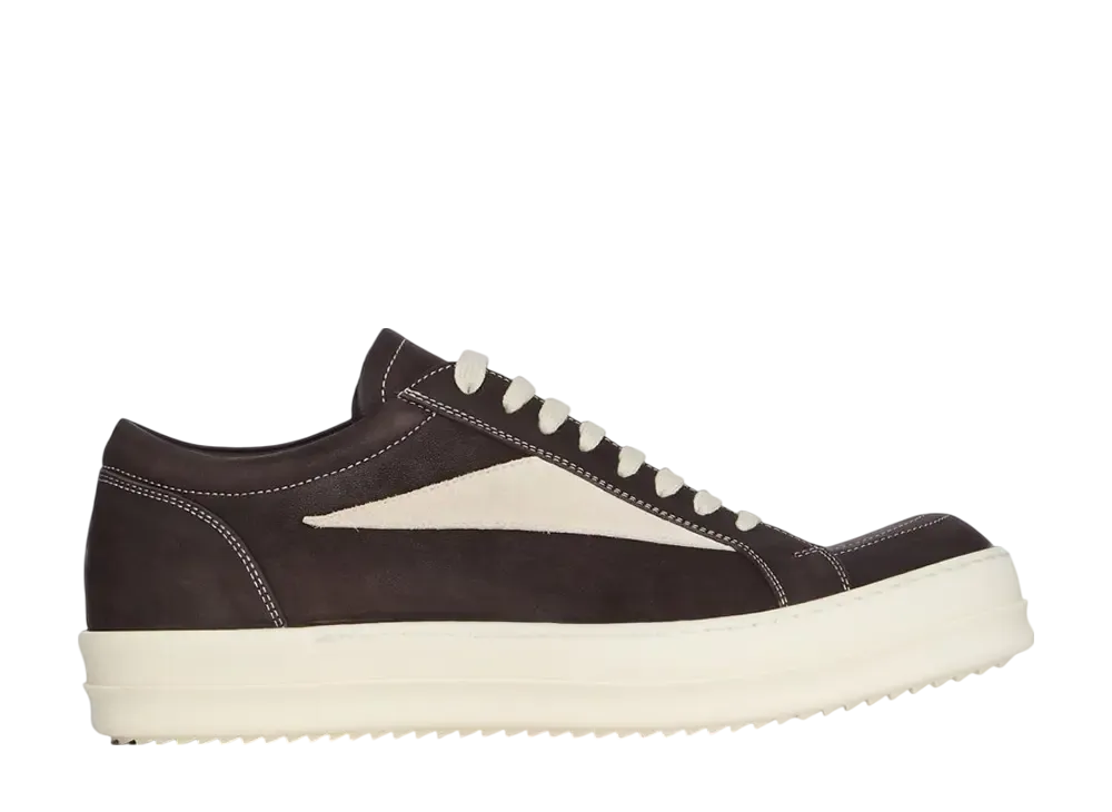 Rick Owens FW25 Concordians Vintage Sneaks "Brown/Milk/Milk"