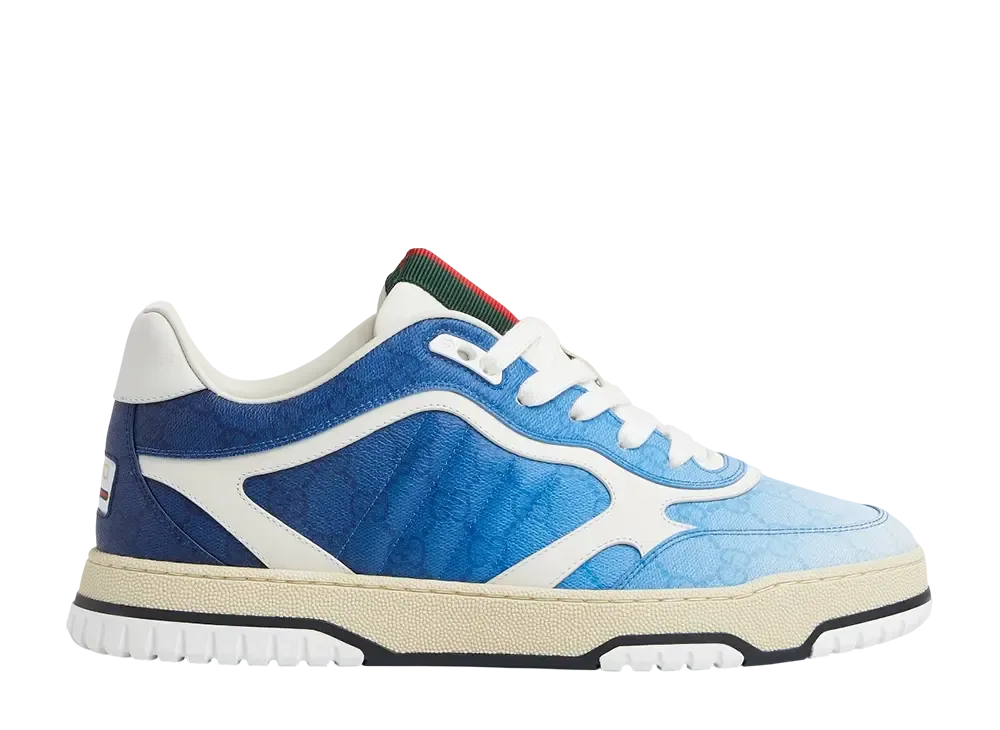 グッチ リウェブ スニーカー "ブルーグラデーション"