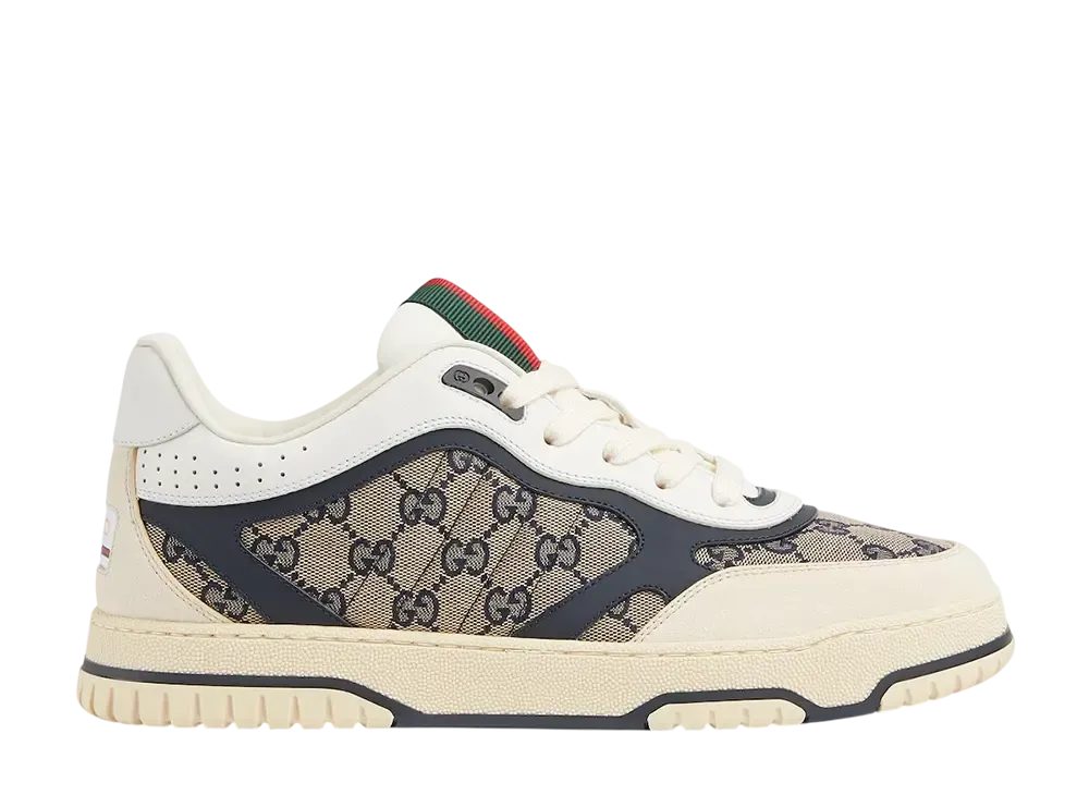 グッチ リウェブ スニーカー "ベージュ/ブルー "