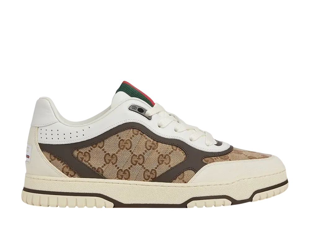 グッチ リウェブ スニーカー "ベージュ/エボニー"
