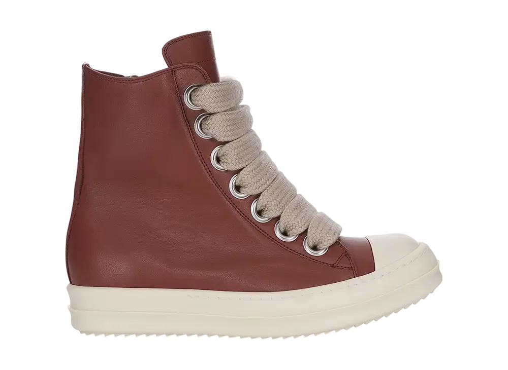 Rick Owens Women's FW25 Concordians Jumbolace Sneakers "Rosewood/Milk/Milk"