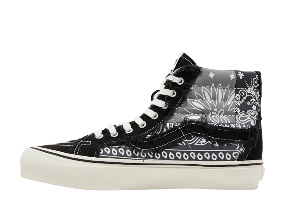 Invincible × Vans Sk8-Hi Reissue Frayed LX "Black/White"