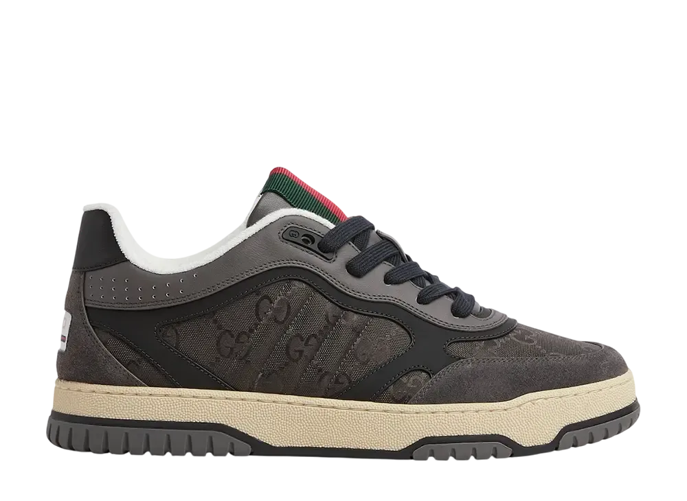 グッチ リウェブ スニーカー "グレーGGナイロン"