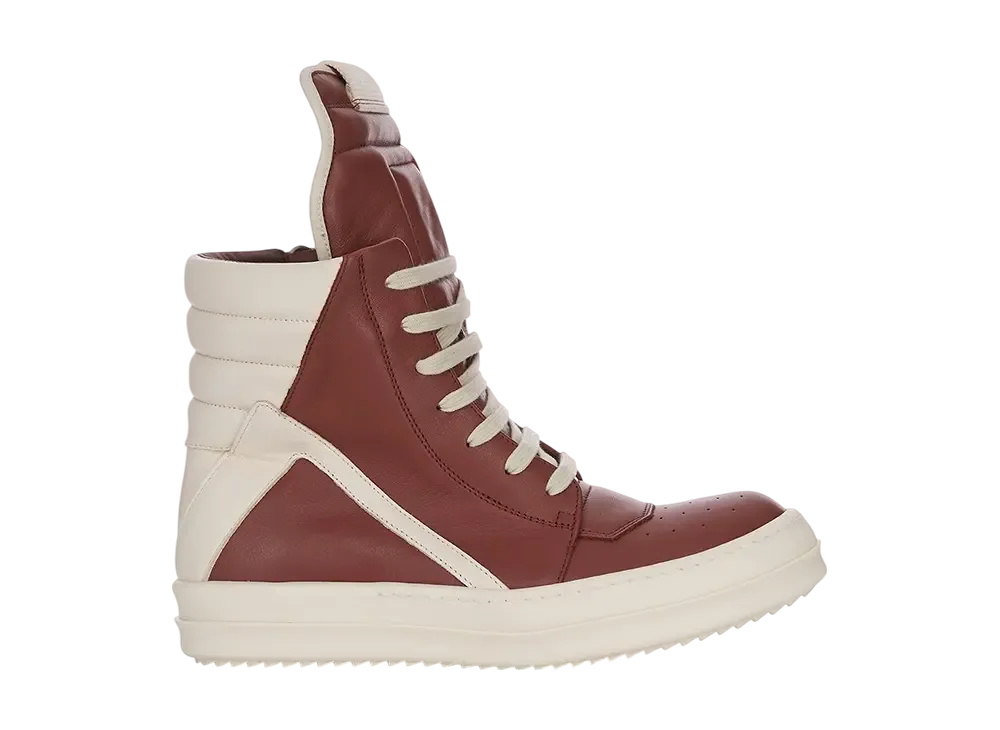 Rick Owens Women's FW25 Concordians Geobasket "Rosewood/Milk/Milk"
