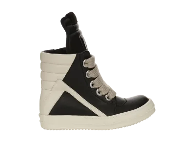 Rick Owens Women's FW25 Concordians Jumbolace Geobasket "Black/Milk/Milk"