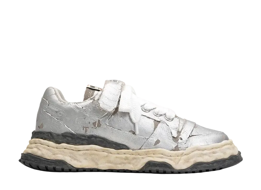 Maison MIHARA YASUHIRO KEITH OG Sole Film Attached Canvas Low-top Sneaker "Silver"