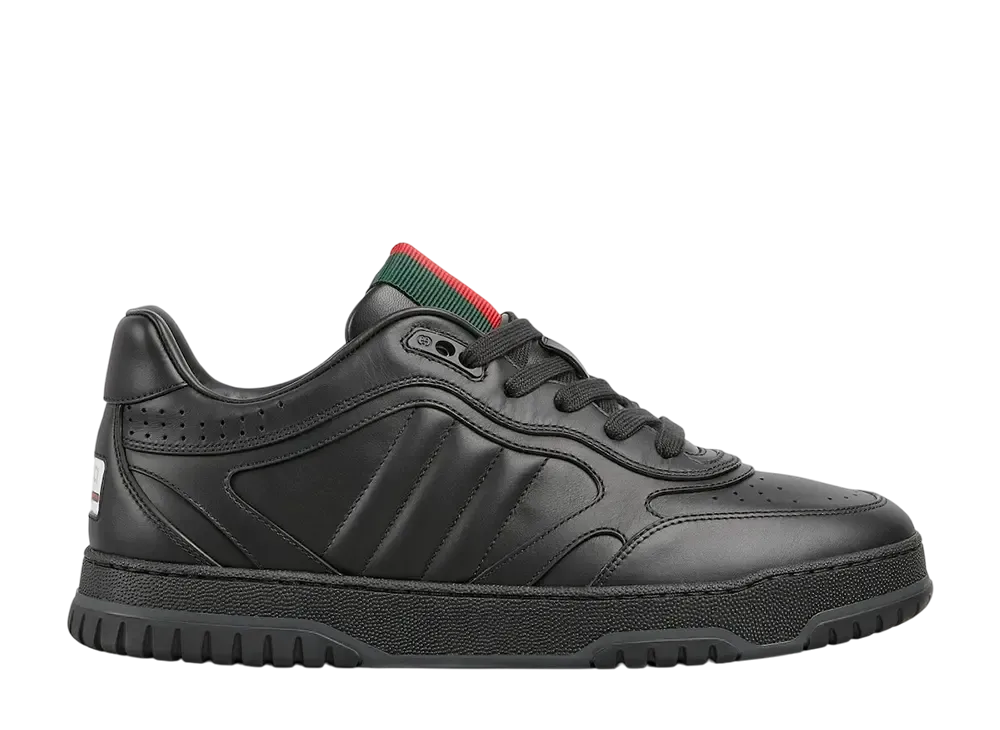 グッチ リウェブ スニーカー "ブラックレザー"